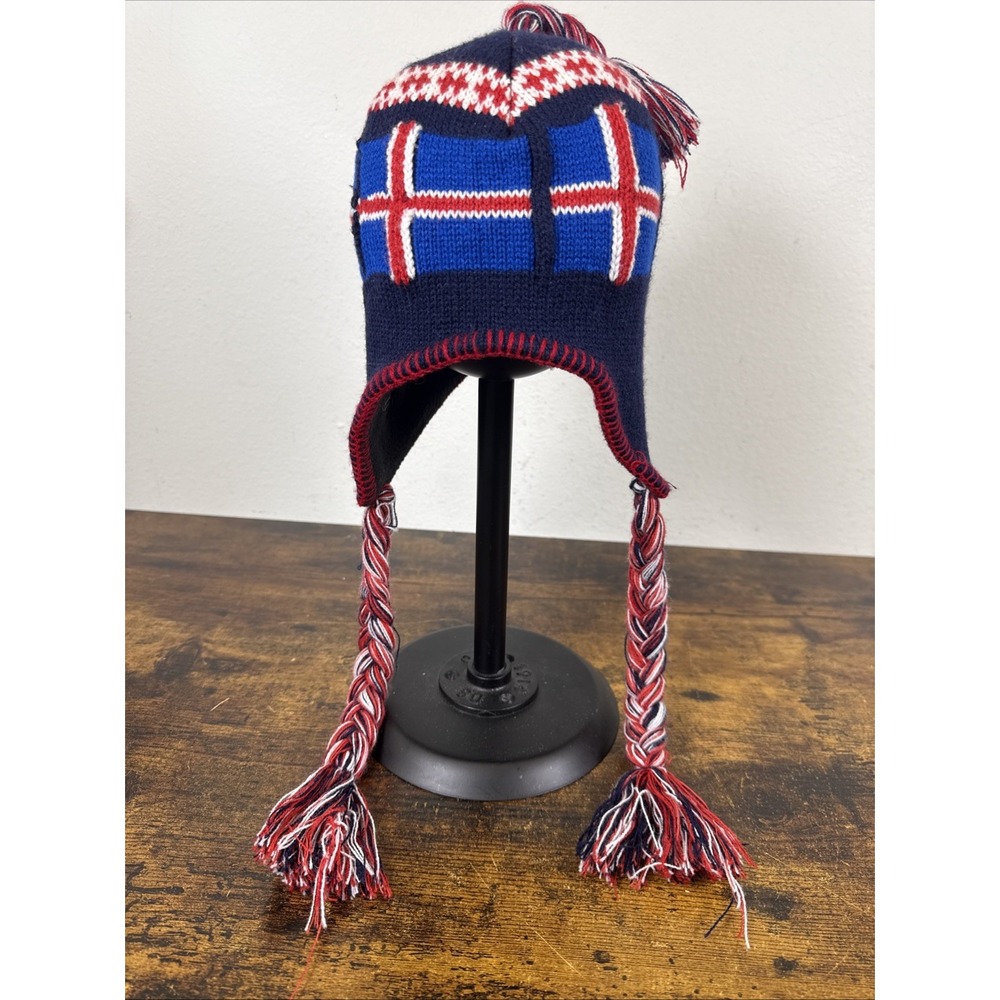 Drifa Ehf Norway Winter Hat Tassel Nordic Ski Knit One Size Multicolor Beanie